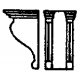 Corbels -- Double-S, 3`8` 112cm Height pkg(12), HO, Grandt Line Products Inc 5074