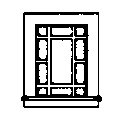Windows -- Victorian Picture pkg(8), N, Grandt Line Products Inc 8022