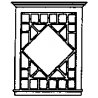 Windows -- Diamond Patterned, HO, Grandt Line Products Inc 5206