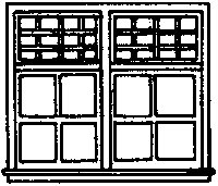 Windows -- Double Hung 85 x 48′, HO, Grandt Line Products Inc 5208