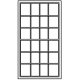 Masonry Windows pkg(8) -- 12 over 12 Scale 48 x 86′, HO, Grandt Line Products Inc 5278