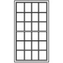 Masonry Windows pkg(8) -- 12 over 12 Scale 48 x 86′, HO, Grandt Line Products Inc 5278