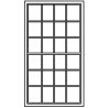 Masonry Windows pkg(8) -- 12 over 12 Scale 48 x 86′, HO, Grandt Line Products Inc 5278