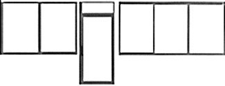 Doors -- Storefront & Window, HO, Pikestuff 1106