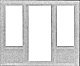 Doors -- Window & Center Door Combo, HO, Pikestuff 1115