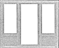Doors -- Window & Center Door Combo, HO, Pikestuff 1115