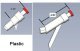 Locomotive Fuel Fillers - Plastic -- 2 Short & 2 Tall, HO, Cal Scale 622