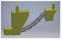 Alco Brake Chain Guide -- Plastic pkg(2), HO, Cal Scale 190728