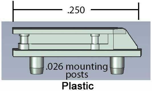 Sinclair Antenna -- Plastic pkg(4), HO, Cal Scale 623