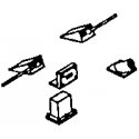 Fuel Filler and Gauges Set -- For GE Dash-8, -9 & AC4400CW, HO, Details West 258