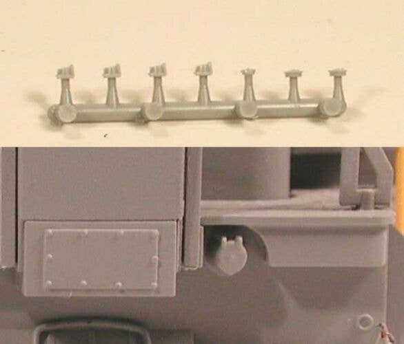 MU Receptacle Set -- Plastic pkg(6), HO, Cal Scale 618