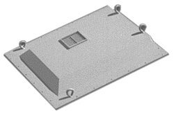Inertial Filter Hatches -- GP49 & GP50, HO, Cannon & Company 1357