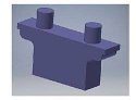 Loco Deck Lift Bolsters -- 20 x 8-3/4′ Scale, Plastic pkg(4), HO, Cal Scale 190738