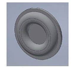 Locomotive Polling Pockets -- 8-1/2` Scale Diameter (3/32` Actual), Plastic, HO, Cal Scale 190734