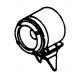 SP Barrel-Type Headlight -- Bolted Face, HO, Details West 108