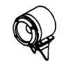 SP Barrel-Type Headlight -- Bolted Face, HO, Details West 108
