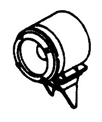 SP Barrel-Type Headlight -- Bolted Face, HO, Details West 108