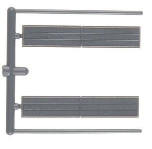 Radiator Grilles -- Farr Type for Southern Pacific EMD SD39 pkg(2), HO, Cannon & Company 1409