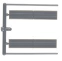 Radiator Grilles -- Farr Type for Southern Pacific EMD SD39 pkg(2), HO, Cannon & Company 1409