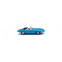 1961-1967 Jaguar E-Type Convetible - Assembled -- Top Down (blue), HO, Wiking 81707