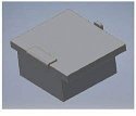 Alco Sand Filler Hatches -- Plastic pkg(2), HO, Cal Scale 190733