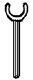Support Clips (Gray Butyrate Plastic) pkg(5) -- Fits 570-90101, All Scales, Plastruct Inc 95561