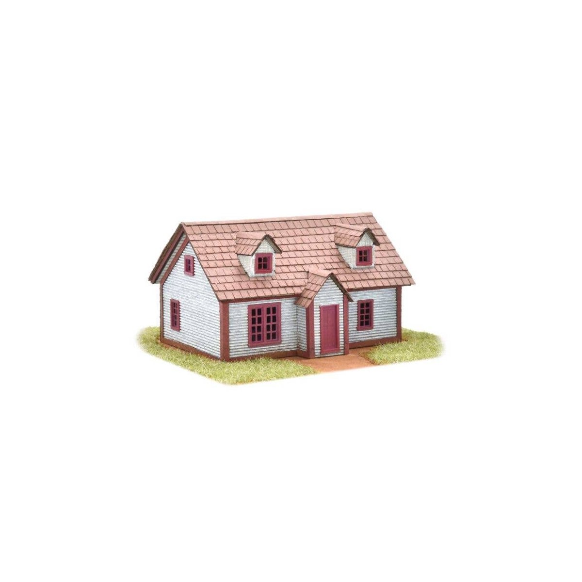 Madison Cape House -- Laser-Cut Wood Kit, N, Laser-Art by Scientific 41811