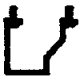 Freight Car Stirrups pkg(10) -- Stepped Offset - Bottom Mount, HO, Tichy Train Group 3044