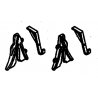 Diesel Parts -- Rerail Frog Set (Right & Left), HO, Details West 119