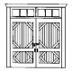 Doors -- Freight 1, HO, Alexander Scale 2401