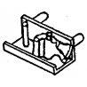 Coupler Knuckle Brackets -- Knuckle Holder for GP50s & GP60s, HO, Details West 210