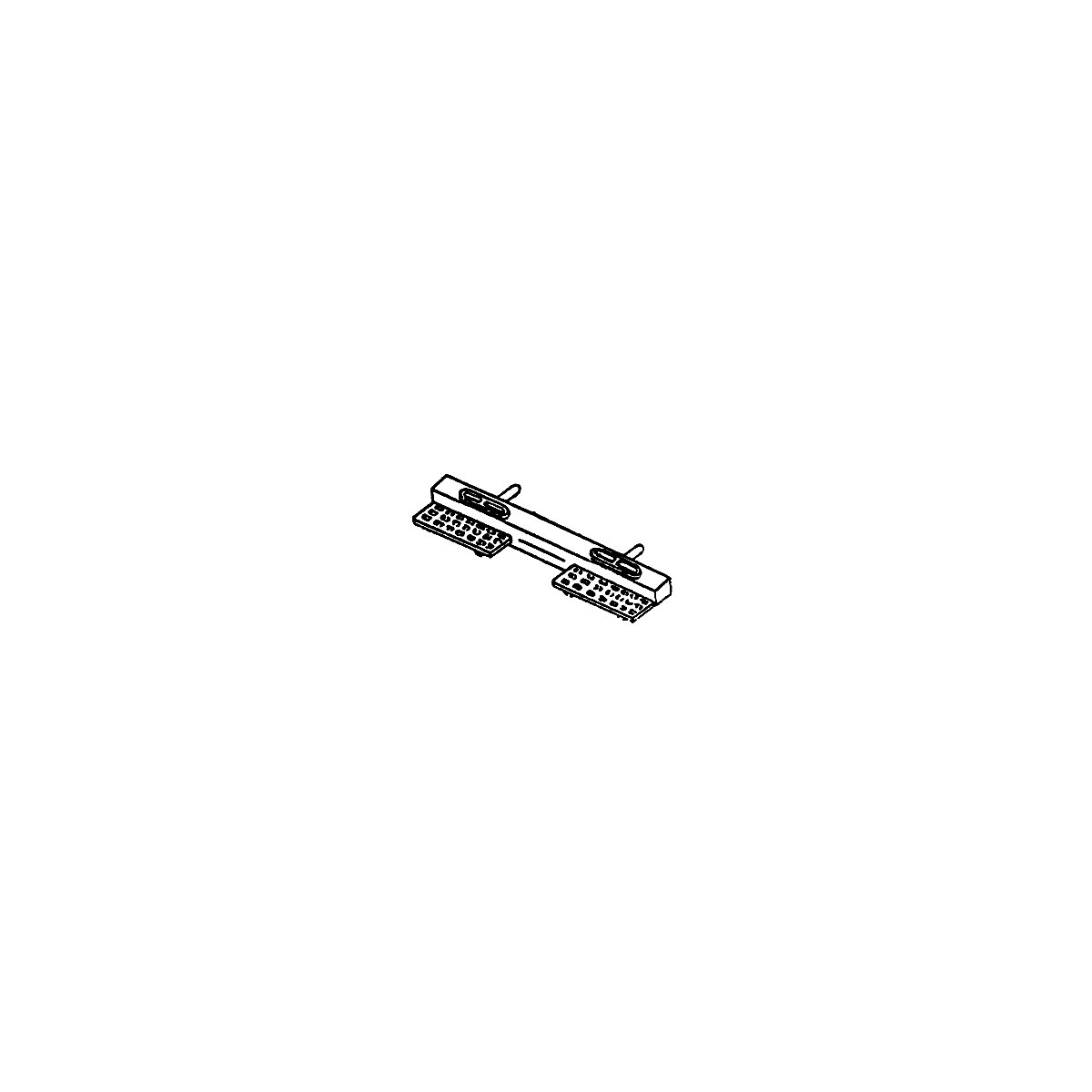 Pilot -- Beam w/Footboards pkg(2), HO, Details West 192