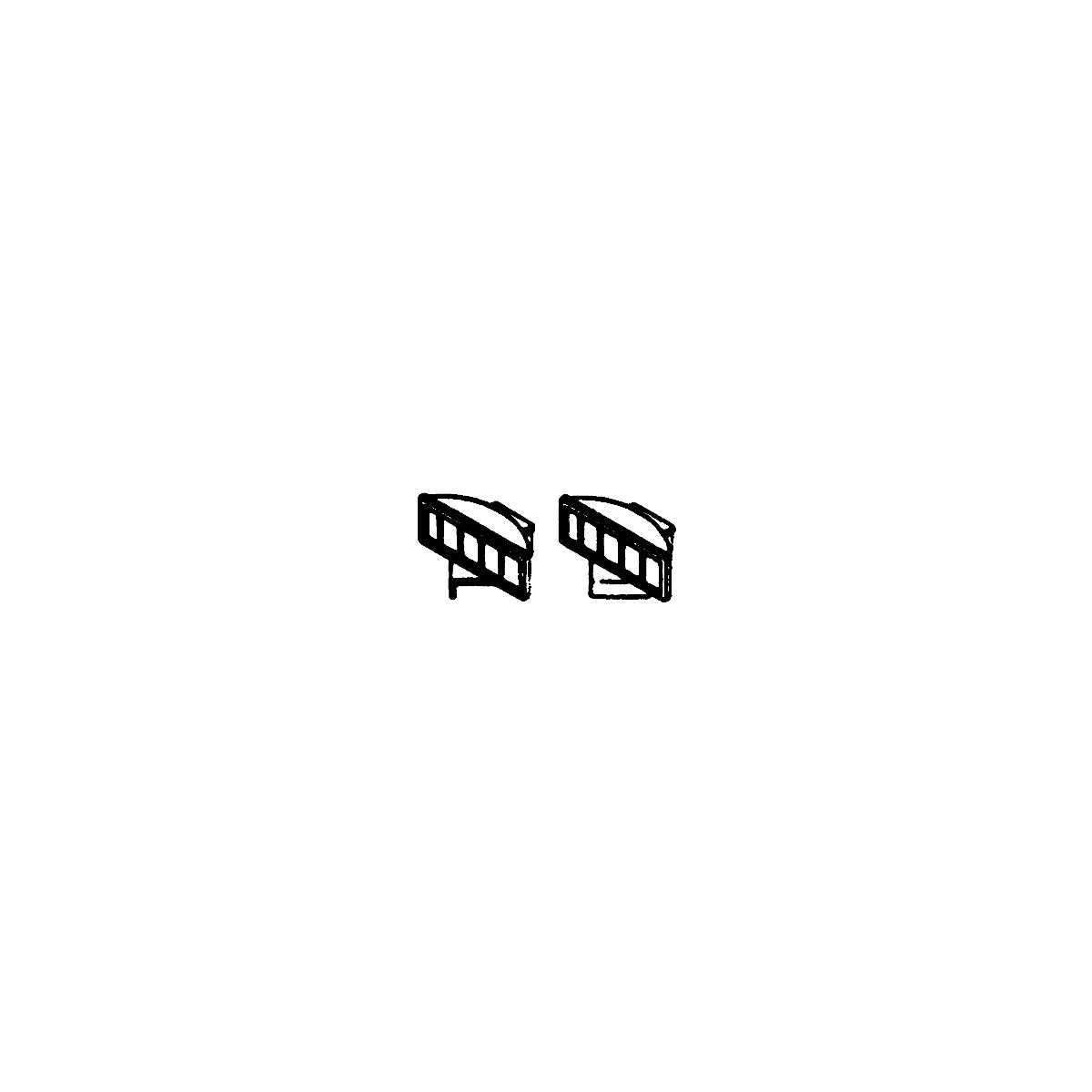 Auxiliary Numberboards for Switchers -- American Locomotive Co., HO, Details West 156