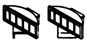 Auxiliary Numberboards for Switchers -- American Locomotive Co., HO, Details West 156
