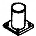 Radio Antenna -- `Can` Type pkg(2), HO, Details West 276