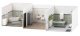 Inside Bathroom Facilities -- Kit - 3 Different Groups, HO, Faller Gmbh 180355