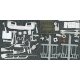 Super Detail Set for EMD GP60 Diesels -- For Santa Fe, Burlington Northern Santa Fe (47 Pieces), HO, Details West 331