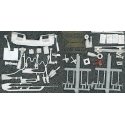 Super Detail Set for EMD GP60 Diesels -- For Santa Fe, Burlington Northern Santa Fe (47 Pieces), HO, Details West 331