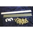 Streamlined Car Interior - Kit -- Fits Union Station Products Core Kit - Coach (Up to 76 Seats), HO, Palacecarco LLC 9801