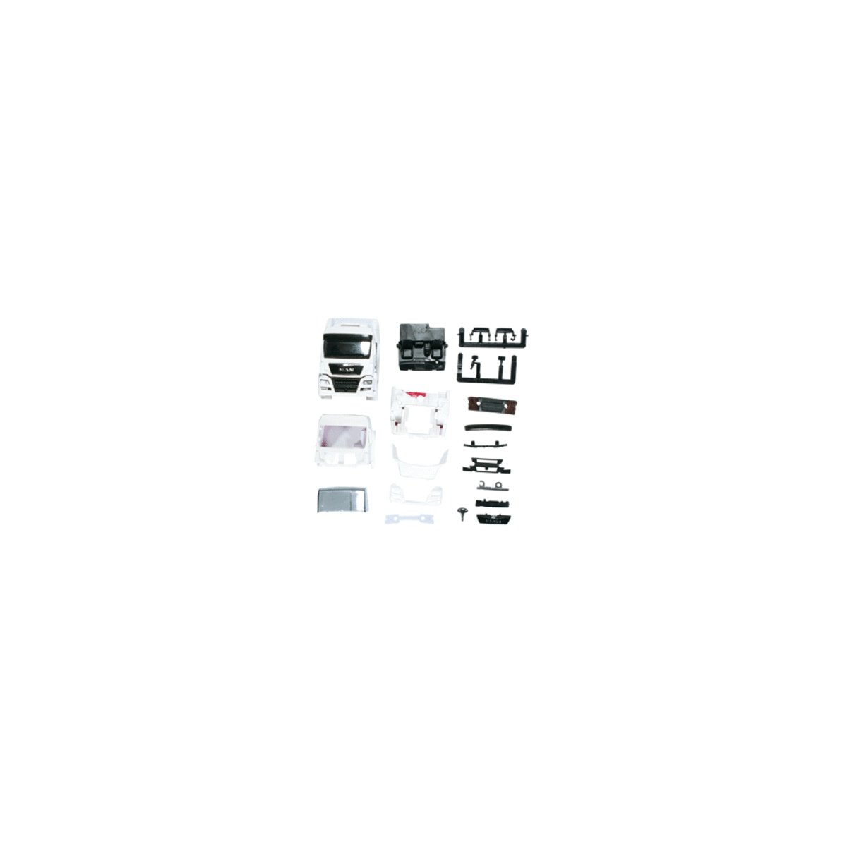MAN TGS LX Euro 6 Cab - Kit -- Style 1 pkg(2), HO, Herpa Models 83973
