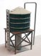 Wood Roof Tank - Making A Scene(TM) -- Resin & Metal Kit pkg(2), N, The N Scale Architect 20093