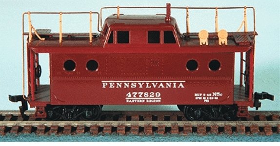 Caboose Antenna Supports -- N5 Stand & Receiver (brass), HO, Cal Scale 455