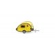 TB Camping Trailer - Assembled -- Yellow, HO, Wiking 9236