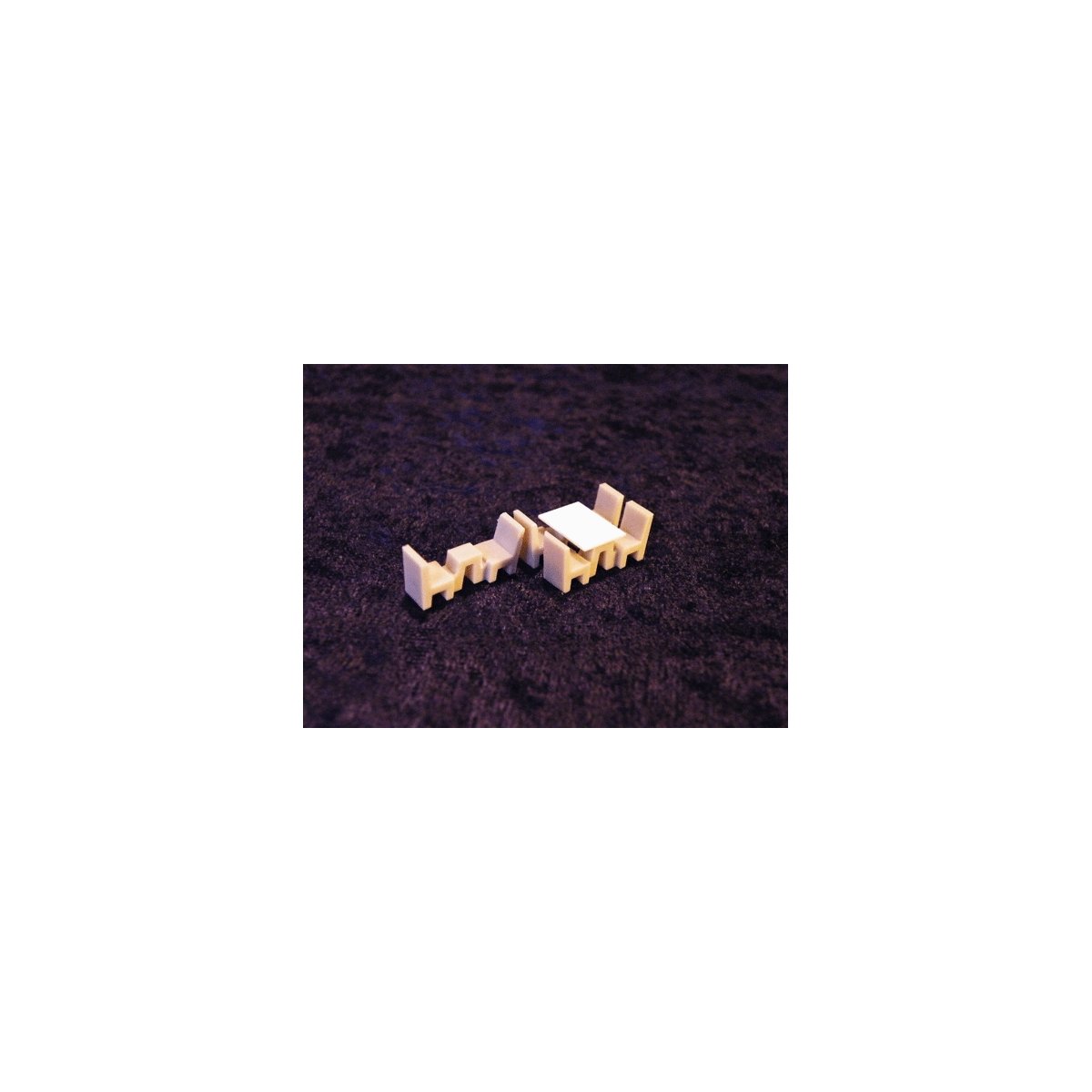 Passenger Car Seating -- Paired Dining Chairs pkg(24), HO, Palacecarco LLC 500724