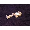 Passenger Car Seating -- Paired Dining Chairs pkg(24), HO, Palacecarco LLC 500724