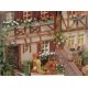 Window Box Set -- Kit - 6 Window Boxes with Pink, Red, White & Blue Flowers, HO, Busch Gmbh & Co Kg 1208