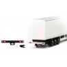 Trailer Bumper w/Coupling -- 2 Each White, Black, HO, Herpa Models 54515