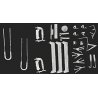 Super Detail Kit for EMD F-Unit Diesels (Highliner, Genesis, Intermountain) -- For B-Units, HO, Details West 310