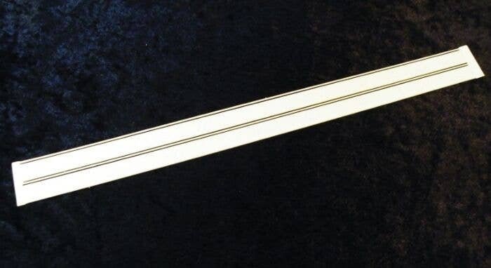 Side Fluting .020′ Thick Styrene pkg(2) -- For Budd Cars pkg(2), HO, Palacecarco LLC 3405
