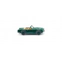 Triumph TR4 Convertible - Assembled -- Top Down (dark green), HO, Wiking 81506